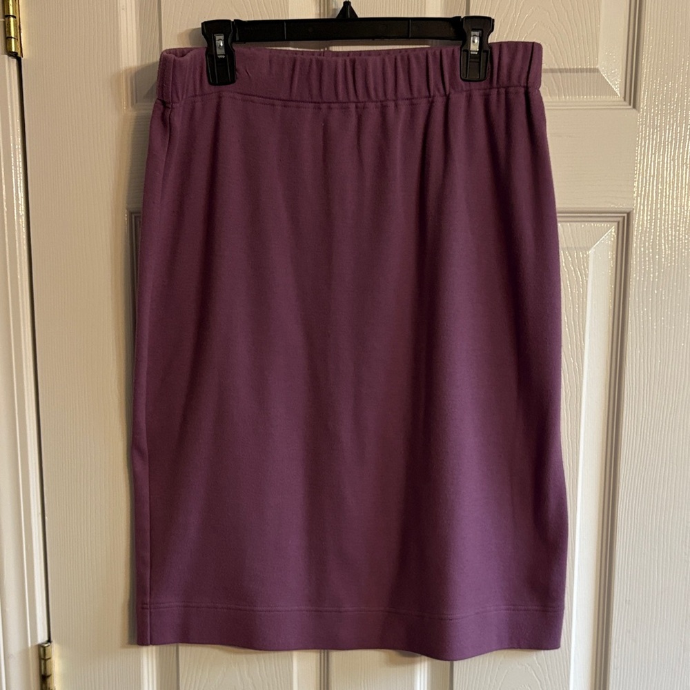 Chic Purple Pencil Skirt